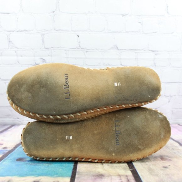 LL BEAN Wicked Good Original Venetian Slippers 11 - Picture 7 of 9